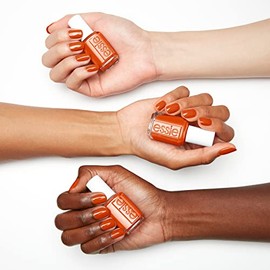 essie - Esmalte de uñas de calidad de manicura, vegano sin 8, naranja calabaza, tono To DIY For, 0.46 onzas líquidas
