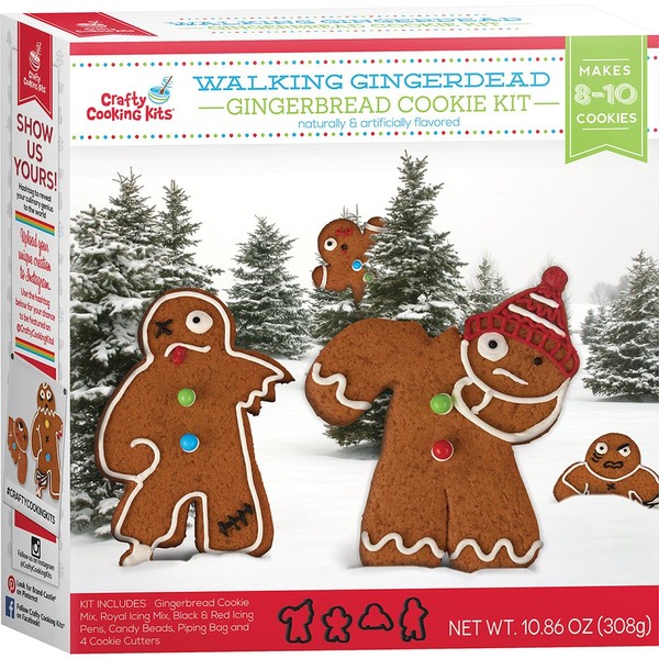 Crafty Cooking Kits Walking Gingerdead Zombies de jengibre 10.86 onzas 1 caja