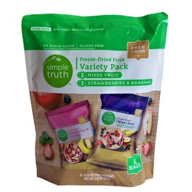 Simple Truth Freeze Dried Fruit Variety Pack Mixed Fruit and Strawberry Banana