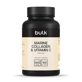 Bulk Marine Collagen & Vitamin C Capsules, 2160 mg Per Serving, Pack of 60