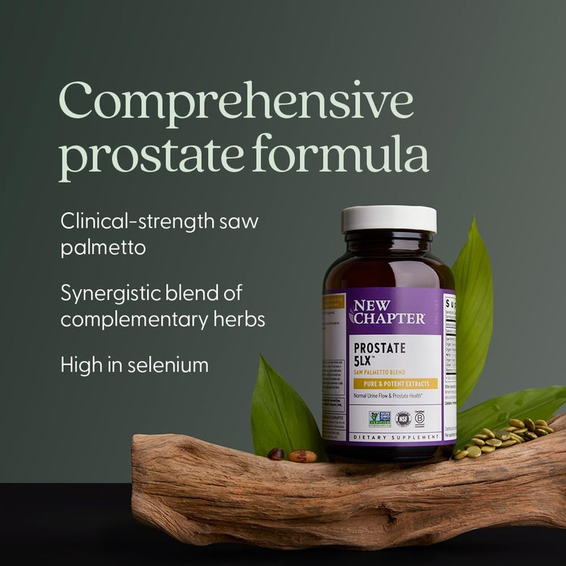 New Chapter Prostate Supplement - Prostate 5LX™ with Clinical Strength