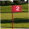 SUPVOX 2pcs Portable Golf Course Practice Flags Set High Accessories