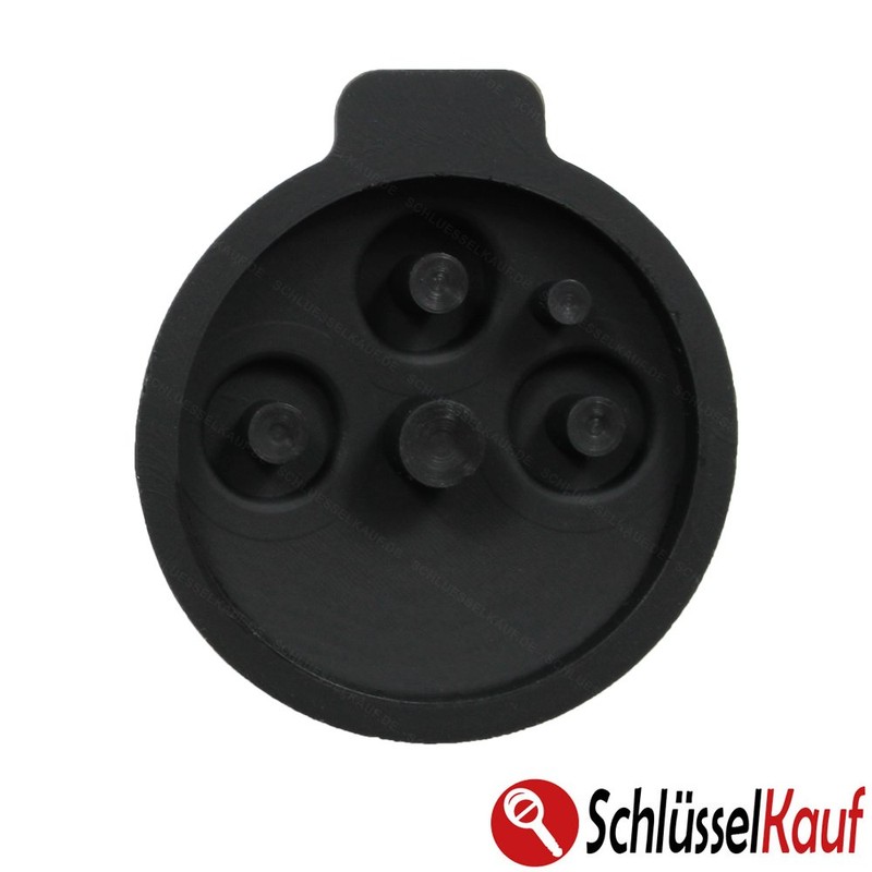 2 pieces smart rubber 3 button keypad 451 fortwo car