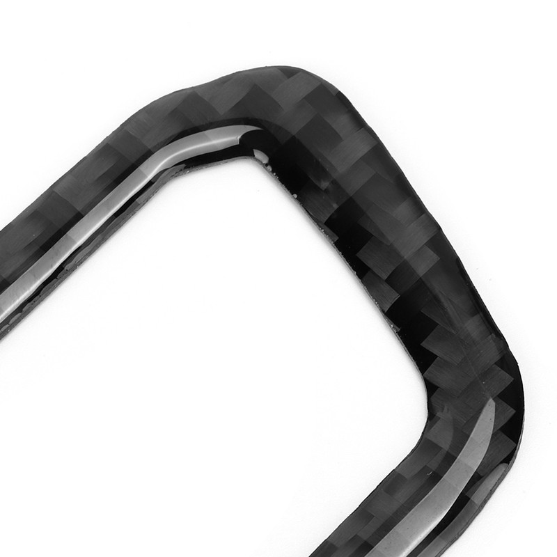 2pcs Carbon Fiber Style BPillar Air Vent Frame Trim Fit