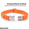 Indestructible Dog Collar, Fully Customizable Fit, Waterproof Nylon, Odor-Resistant, Metal