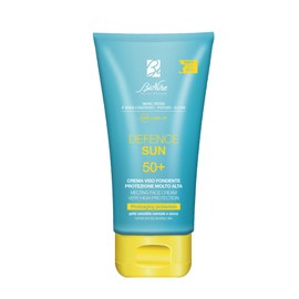Bionike Defence Sun - Crema Solare Viso, Azione Protettiva e Antiossidante, Waterproof e non Appiccicosa, Rafforza e Ripara la Pelle, 50 ml