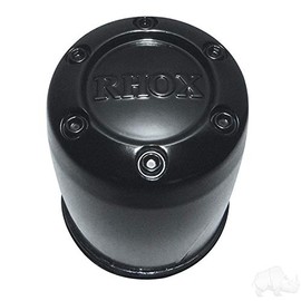 RHOX Golf Cart Black Plastic 2.65 Center Cap