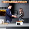 Cordless Electric Lunch Box 16,000mAh – Smart Automatic Heating, 1.6L
