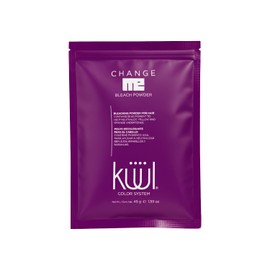 KÜÜL - Change Me Bleach Powder Decolorante en Polvo 45 g, para el Cabello, Aclara y Extrae el Color, Minimiza el Daño en el Cabello, No Volátil, Neutraliza Reflejos Amarillos y Naranjas
