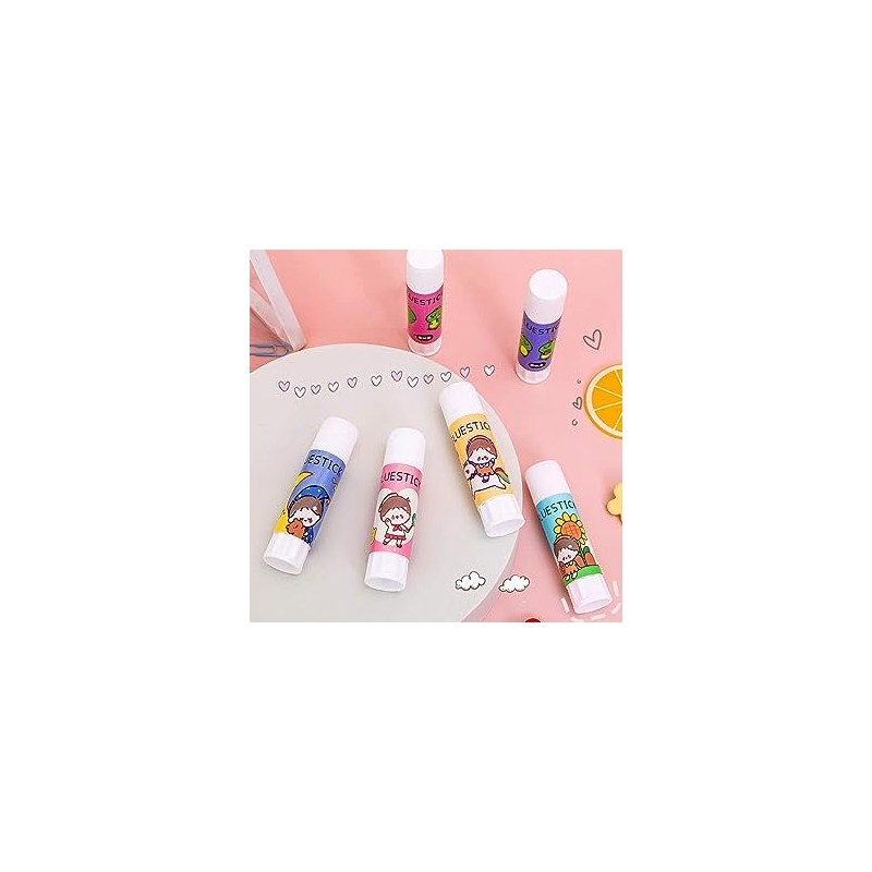 Cute Little Girl Patterns Solid Glues, (1Random Pattern) Cartoon Solid