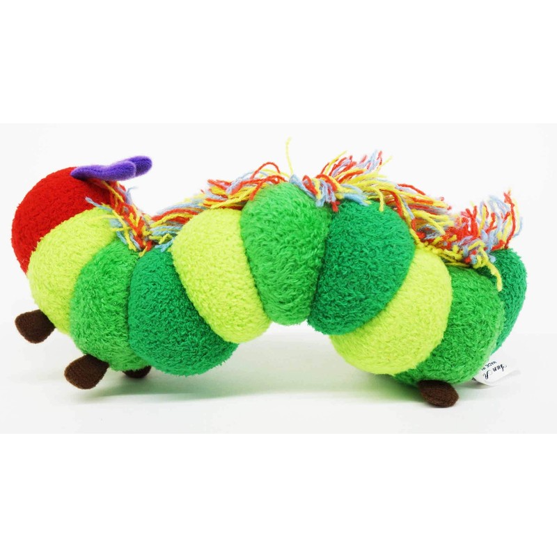 はらぺこあおむし カラフル S ぬいぐるみ 長さ16cm グリーン K6625