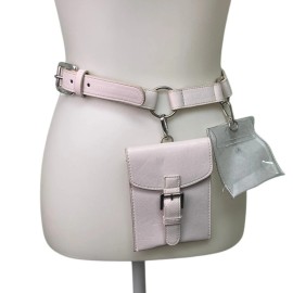 Wild Fable New Wild Fable Womens Large White Faux Leather Wallet ID Pocket Fashion Belt