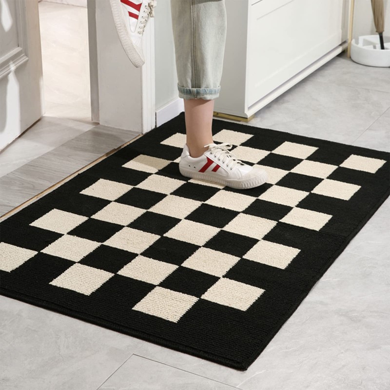 BOVEU Indoor Door Mat Front Door Rugs - 36"x24" Non