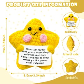 UOY Positive Gifts, Positive Potato Pocket Hug Emotional Support Gift, Courage Gift for Birthday (B)