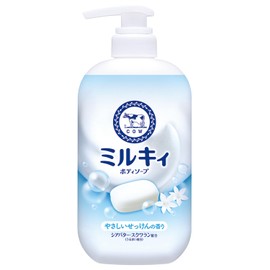 Milky Body Soap, Gentle Soap with Pump, 16.9 fl oz (500 ml)