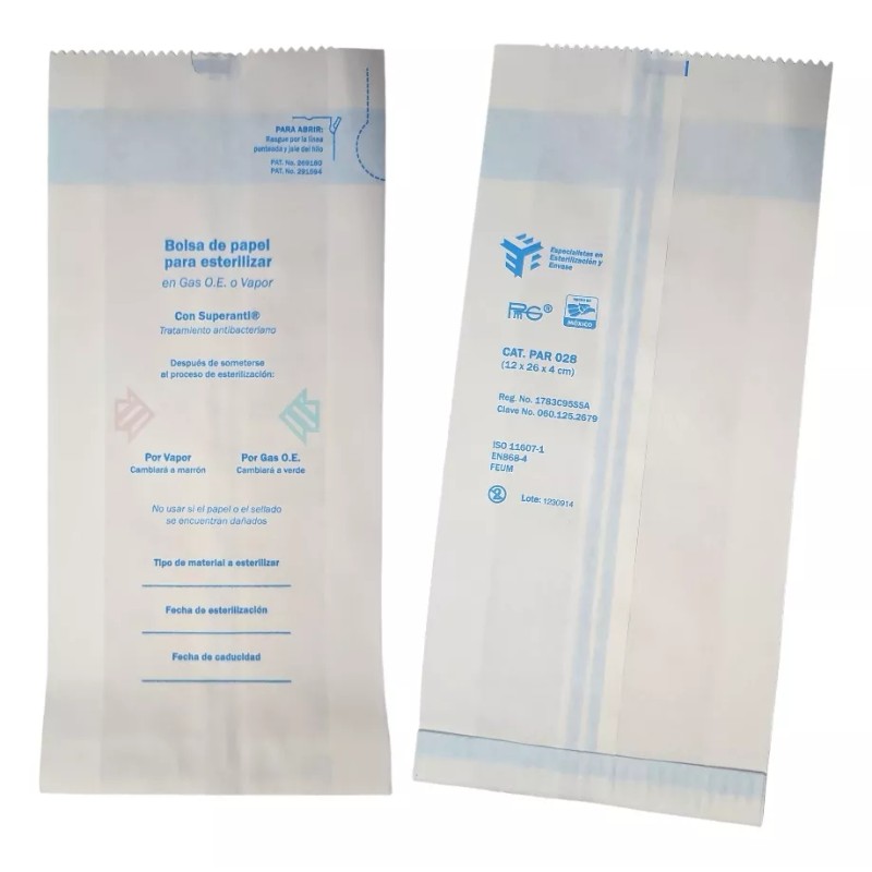 ESPECIALISTAS EN ESTERILIZACION Y ENVASE Bolsa De Papel Para Esterilizar