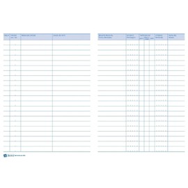 AVERY Zweckform 223 Logbook (for Cars, Recognised by the Tax Office, A5 Landscape, 80 Pages, 858 Journeys, for Germany and Austria to Define Private/Business Trips)