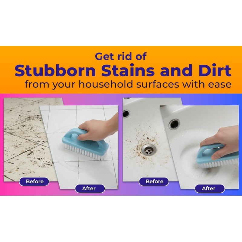 Multifunctional Heavy Duty Scrub Brush | Comfortable to Hold and