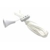 JAM2DAY 2 Light Pull Cords For Ceiling Light Switches, Bathroom,