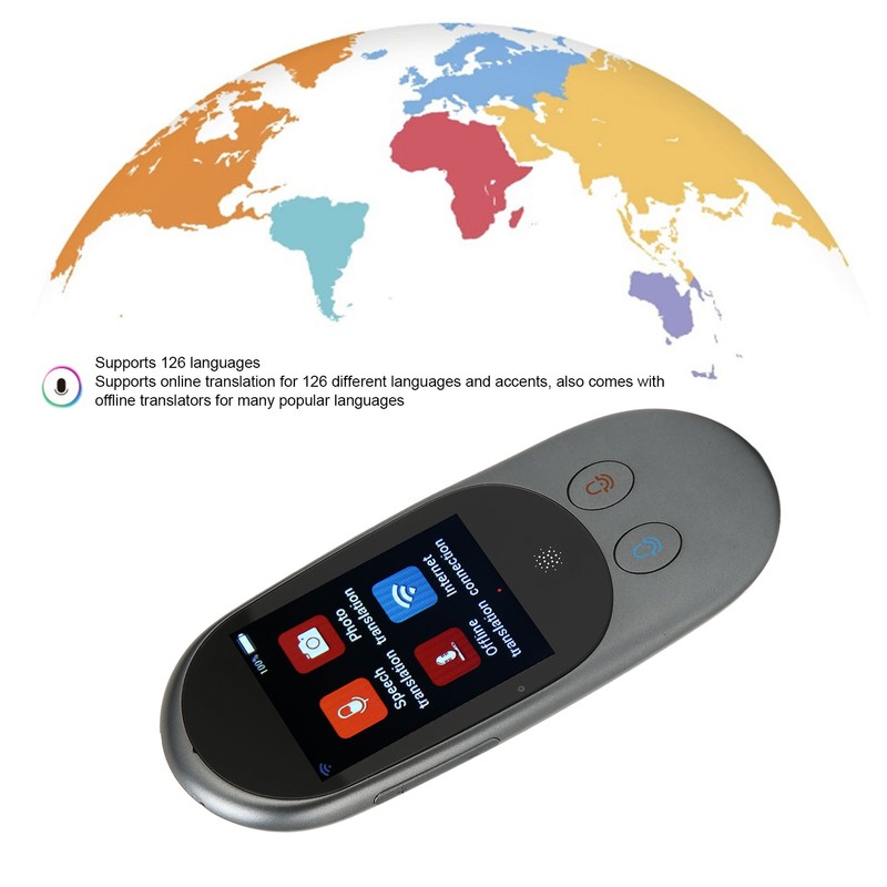 2.4in Language Translator Device 126 Languages LCD Touch Screen HD