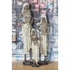 Deco 79 Polystone Woman Handmade Decorative Sculpture Standing African Home