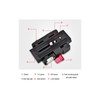 Quick Release Base Plate, Aluminium Alloy Camera Base Plate for