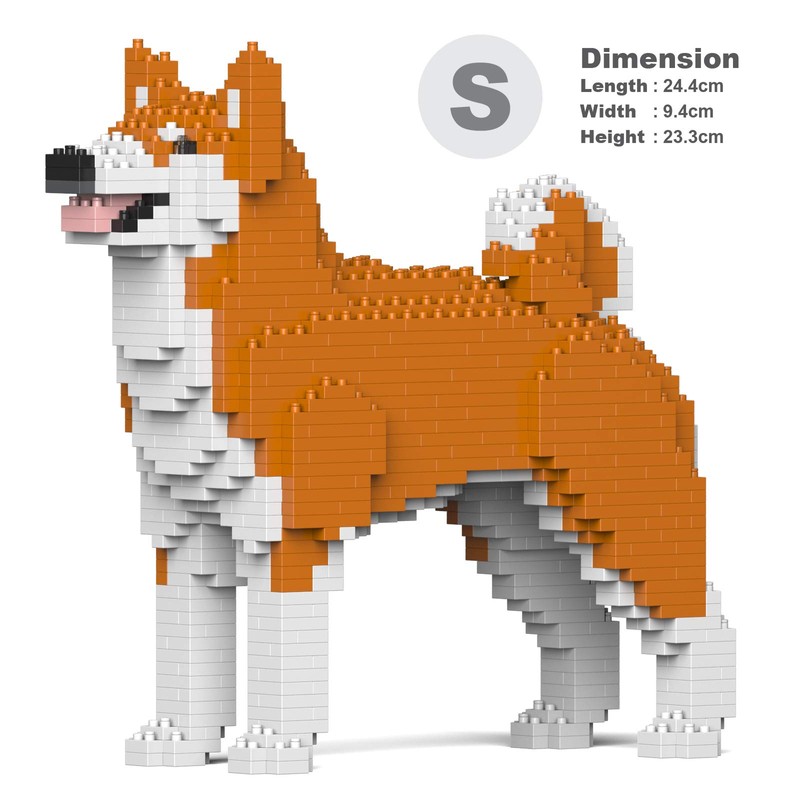 JEKCA Akita Inu 01S-M01 | Dog Plastic Building Blocks |