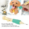 Punch Needle Embroidery Set Embroidery Needle Punch with 3 Sizes