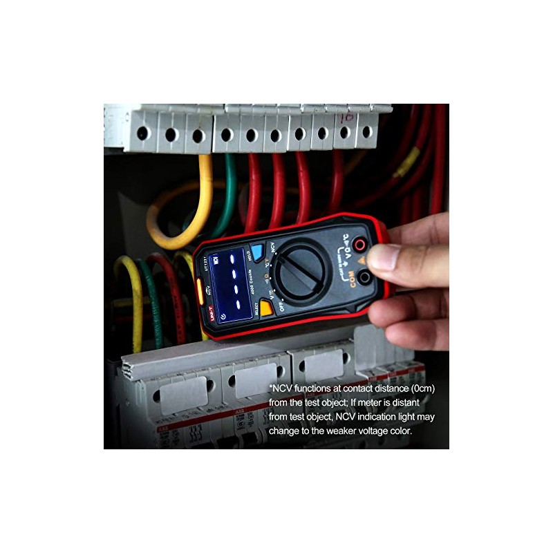 UNI-T Kit de multímetro residencial UT123T, voltímetro digital, medidor de
