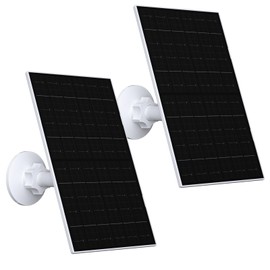 Zivif 7W Solar Panels for Cameras, USB Solar Panel Charger Compatible with Eufycam 2C/2C Pro/2/2 Pro/E20/E40/E, USB C Solar Panel for Outdoor Cameras (2 Pack)