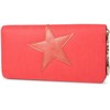 styleBREAKER purse with star patch, circumferential zipper, women 02040041, color:Coral