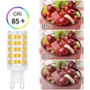 OHLGT G9 LED Bulbs Dimmable 6W (60W Halogen Bulb Equivalent),