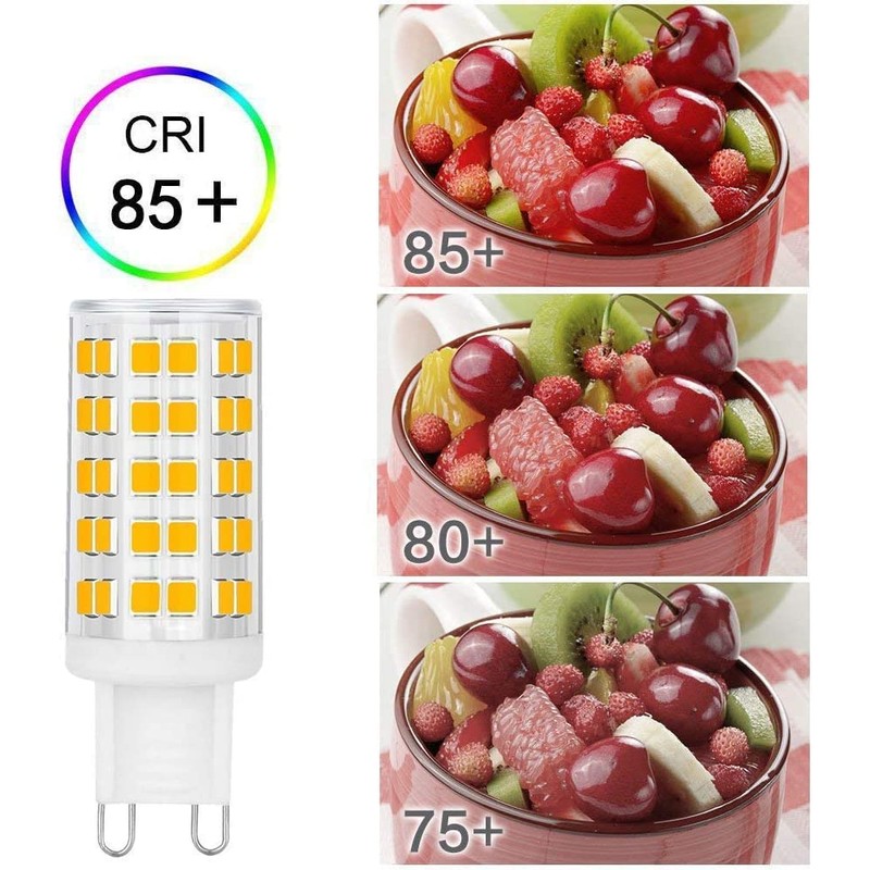 OHLGT G9 LED Bulbs Dimmable 6W (60W Halogen Bulb Equivalent),
