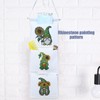 Hanging Storage Bag 3 Compartment Foldable Rhinestone Painting Pattern DIY