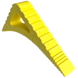 Blockystar Rubber Door Stopper & Window Wedge, Award Winning Decorative Doorstop, Multi-Surface Door Stoppers for Home, Office, Schools, Made in Spain, Yellow