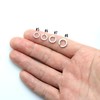 TUNUKE TUNUKE Split Ring Fishing Flat Ring Assist Hook and