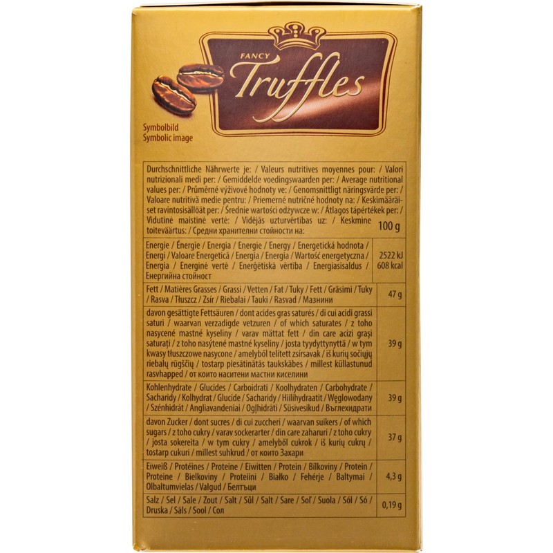 Maitre Truffout, Coffee Flavored Fancy Cocoa Dusted Truffles, 7.05oz/200g, Belgian
