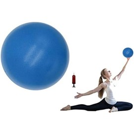Small Exercise Ball for Between Knees, 6 inch Pilates Ball with Pump, Mini Yoga Core Ball Physical - Color: purple