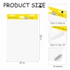 fwipiyo Super Sticky Easel Pad,25 in x 30 in,White,30 Sheets/Pad,4