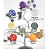 DOJA Barcelona 7 Chakra Tree of Life Decoration with Crystals