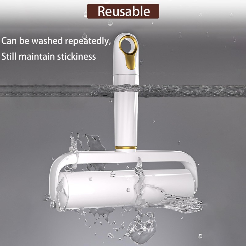 Reusable Lint Roller, Washable Lint Roller Large Handheld Clothes Gel