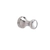 WENKO Wandhaken Basic - Handtuchhaken, Kleiderhaken, Zinkdruckguss, 2 x 3