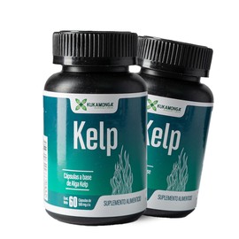 Algas Marinas | 60 Cápsulas Cada Frasco | Paquete 2 Frascos | Suplemento Natural Rico en Minerales y Nutrientes | Dura 60 Días