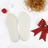 Knixmax Lambskin Insoles Warm Lambswool Insoles Winter Soles Shoe Insole