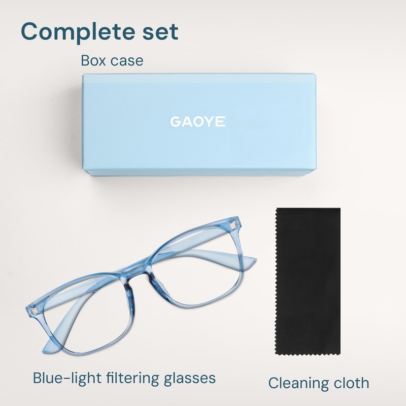 Gaoye Blue Light Glasses for Computer & Gaming - Anti