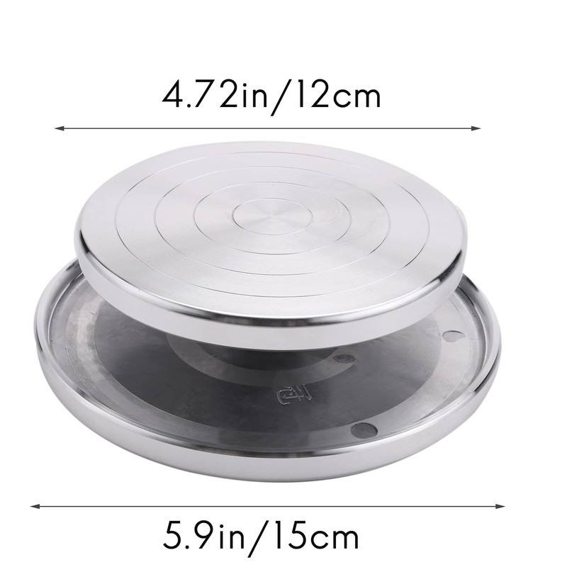 Hausdec 12 / 15 cm Double Face Use a Turntable