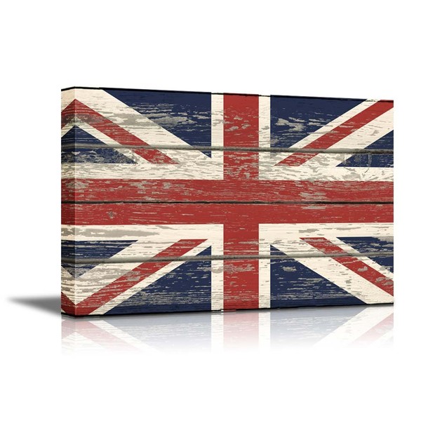 wall26 - Canvas Prints Wall Art - Flag of UK/Union