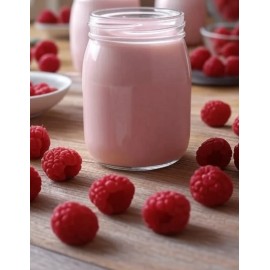 Elden Foods 5 LB Raspberry Creamed Honey Spread Pure Raw Honey in Glass Jar