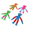 4PCS Telescopic Suction Cup Toy Cartoon Reduce Pressure Plastic Shape