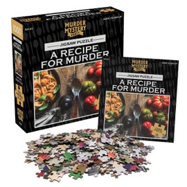 Bepuzzled Classic Mystery Recipe For Murder Jigsaw Puzzle by University Games |Comes with Murder Mystery and Jigsaw Puzzle | 1,000 Piece Jigsaw | For Ages 12 Years and Up